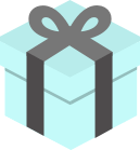 gift logo on transparent background